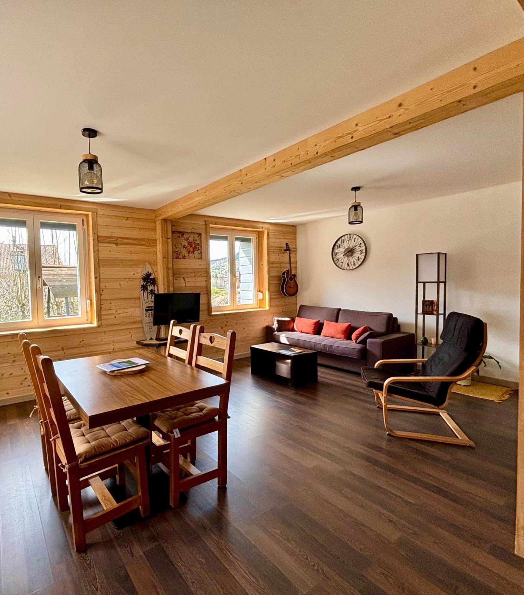 Appartement Cosy Avec Jardin Et Barbecue Gerardmer Bagian luar foto